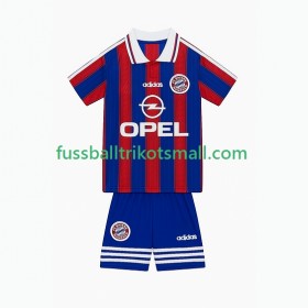 Fußballtrikots Bayern München 1995 Retro Kinder 1997 Kurzarm Heimtrikotsatz kaufen